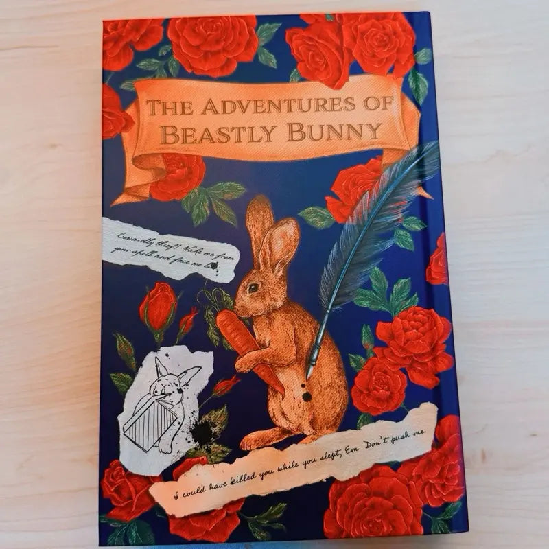 Never The Roses Hard Cover Signed Special Edition with Reversible Dust Jacket
