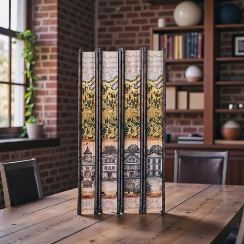 Orc Sworn Series Exclusive Luxe Collector's Special Edition Signed Hardcover Book by Finley Fenn - BookTok, Adult Romance Fantasy, Dust Jacket, Coordinated Spines, Exclusive Custom Sprayed Edges, Collectors