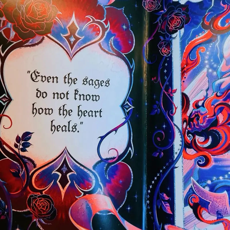 Never The Roses Hard Cover Signed Special Edition with Reversible Dust Jacket