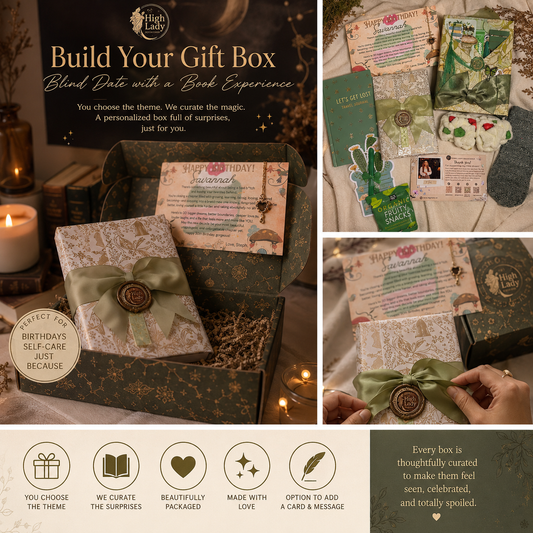 Blind Date with a Book Box, Unique Gift Option for Literature Enthusiasts, Ideal Gift for Book Lovers, Unique Gifts