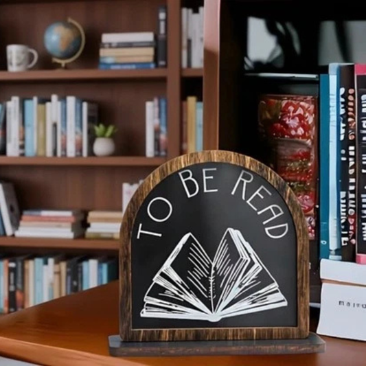 To Be Read Wood Arch - Bookshelf Decoration
