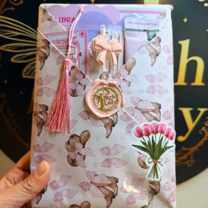 Romance Novel Blind Date Kit - Best-Selling Author Curated Selection, Annotation Tabs, Elegant Pen, Beautiful Bookmarks, Annotation Stickers for Coffee-Infused Cozy Reading Nights, Cozy Vibes, Heart-Fluttering Moments & Indulgent Self-Care