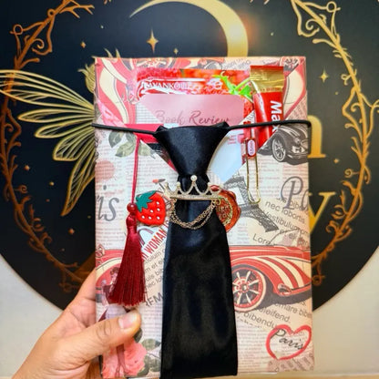 Romance Novel Blind Date Kit - Best-Selling Author Curated Selection, Annotation Tabs, Elegant Pen, Beautiful Bookmarks, Annotation Stickers for Coffee-Infused Cozy Reading Nights, Cozy Vibes, Heart-Fluttering Moments & Indulgent Self-Care
