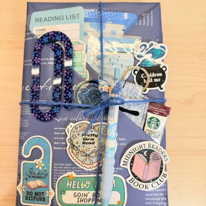 Romance Novel Blind Date Kit - Best-Selling Author Curated Selection, Annotation Tabs, Elegant Pen, Beautiful Bookmarks, Annotation Stickers for Coffee-Infused Cozy Reading Nights, Cozy Vibes, Heart-Fluttering Moments & Indulgent Self-Care