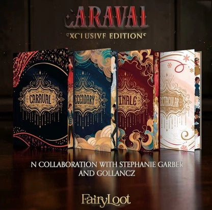 Caraval Series Complete Set FairyLoot Exclusive Signed Special Editions by Steph