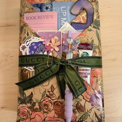 Romance Novel Blind Date Kit - Best-Selling Author Curated Selection, Annotation Tabs, Elegant Pen, Beautiful Bookmarks, Annotation Stickers for Coffee-Infused Cozy Reading Nights, Cozy Vibes, Heart-Fluttering Moments & Indulgent Self-Care